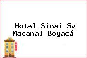 Hotel Sinai Sv Macanal Boyacá