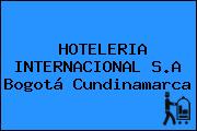 HOTELERIA INTERNACIONAL S.A Bogotá Cundinamarca
