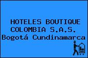 HOTELES BOUTIQUE COLOMBIA S.A.S. Bogotá Cundinamarca
