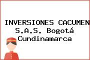Ver inversiones cacumen sas bogota cundinamarca INVERSIONES CACUMEN S.A.S. Bogotá Cundinamarca