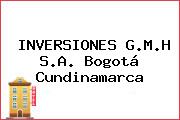 INVERSIONES G.M.H S.A. Bogotá Cundinamarca