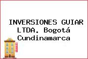 INVERSIONES GUIAR LTDA. Bogotá Cundinamarca