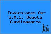 Inversiones Omr S.A.S. Bogotá Cundinamarca