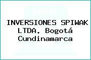 INVERSIONES SPIWAK LTDA. Bogotá Cundinamarca