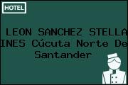 LEON SANCHEZ STELLA INES Cúcuta Norte De Santander