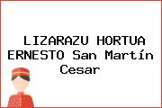 LIZARAZU HORTUA ERNESTO San Martín Cesar