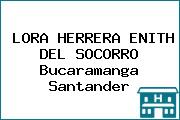 LORA HERRERA ENITH DEL SOCORRO Bucaramanga Santander