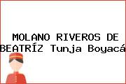 MOLANO RIVEROS DE BEATRÍZ Tunja Boyacá