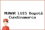 MUNAR LUIS Bogotá Cundinamarca