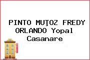 PINTO MUÞOZ FREDY ORLANDO Yopal Casanare