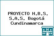 PROYECTO H.B.S. S.A.S. Bogotá Cundinamarca