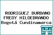 RODRIGUEZ BURBANO FREDY HILDEBRANDO Bogotá Cundinamarca