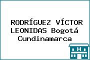 RODRÍGUEZ VÍCTOR LEONIDAS Bogotá Cundinamarca