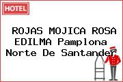 ROJAS MOJICA ROSA EDILMA Pamplona Norte De Santander