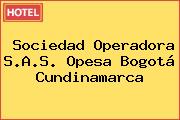 Sociedad Operadora S.A.S. Opesa Bogotá Cundinamarca