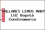 VALLARES LEMUS MARY LUZ Bogotá Cundinamarca