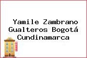 Yamile Zambrano Gualteros Bogotá Cundinamarca