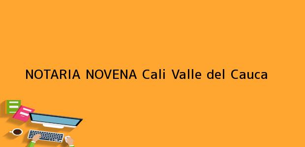 Teléfono, Dirección y otros datos de contacto para NOTARIA NOVENA, Cali, Valle del Cauca, colombia