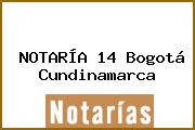 NOTARÍA 14 Bogotá Cundinamarca