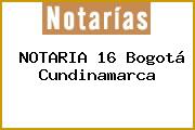 NOTARIA 16 Bogotá Cundinamarca
