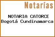NOTARIA CATORCE Bogotá Cundinamarca