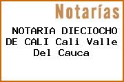 NOTARIA DIECIOCHO DE CALI Cali Valle Del Cauca