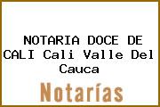 NOTARIA DOCE DE CALI Cali Valle Del Cauca