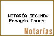 NOTARÍA SEGUNDA Popayán Cauca