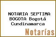 NOTARIA SEPTIMA BOGOTA Bogotá Cundinamarca
