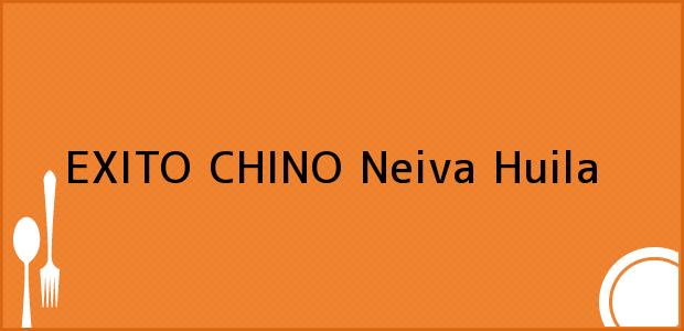 Teléfono, Dirección y otros datos de contacto para EXITO CHINO, Neiva, Huila, Colombia