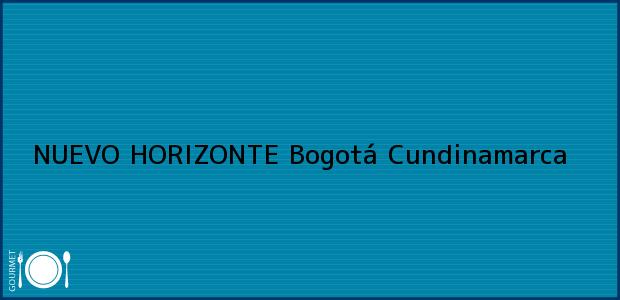 Teléfono, Dirección y otros datos de contacto para NUEVO HORIZONTE, Bogotá, Cundinamarca, Colombia