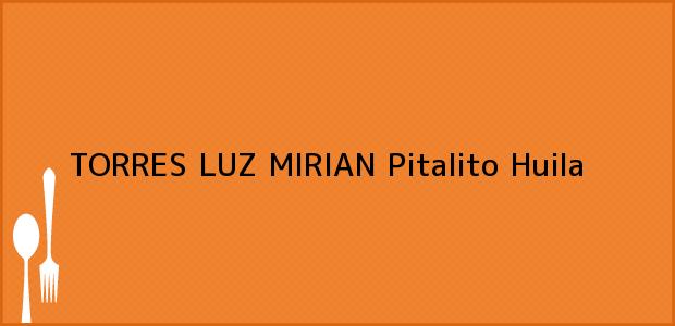 Teléfono, Dirección y otros datos de contacto para TORRES LUZ MIRIAN, Pitalito, Huila, Colombia