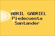 ABRIL GABRIEL Piedecuesta Santander