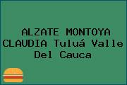 ALZATE MONTOYA CLAUDIA Tuluá Valle Del Cauca