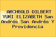 Ver archbold dilbert yuri elizabeth san andres san andres y providencia ARCHBOLD DILBERT YURI ELIZABETH San Andrés San Andrés Y Providencia