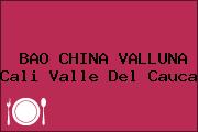 BAO CHINA VALLUNA Cali Valle Del Cauca