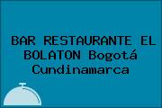BAR RESTAURANTE EL BOLATON Bogotá Cundinamarca