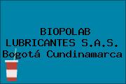 BIOPOLAB LUBRICANTES S.A.S. Bogotá Cundinamarca