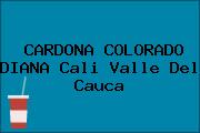 CARDONA COLORADO DIANA Cali Valle Del Cauca