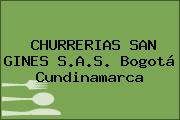 CHURRERIAS SAN GINES S.A.S. Bogotá Cundinamarca