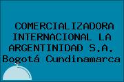 COMERCIALIZADORA INTERNACIONAL LA ARGENTINIDAD S.A. Bogotá Cundinamarca
