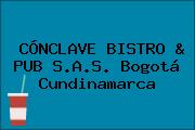 CÓNCLAVE BISTRO & PUB S.A.S. Bogotá Cundinamarca