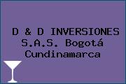 D & D INVERSIONES S.A.S. Bogotá Cundinamarca