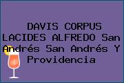 DAVIS CORPUS LACIDES ALFREDO San Andrés San Andrés Y Providencia