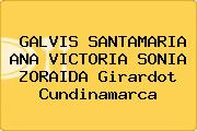 GALVIS SANTAMARIA ANA VICTORIA SONIA ZORAIDA Girardot Cundinamarca