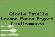 Gloria Estella Lozano Parra Bogotá Cundinamarca