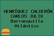 HENRÍQUEZ CALDERÓN CARLOS JULIO Barranquilla Atlántico