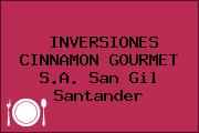 INVERSIONES CINNAMON GOURMET S.A. San Gil Santander