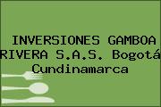 INVERSIONES GAMBOA RIVERA S.A.S. Bogotá Cundinamarca