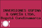 INVERSIONES OSPINA & GARCÍA LTDA. Bogotá Cundinamarca